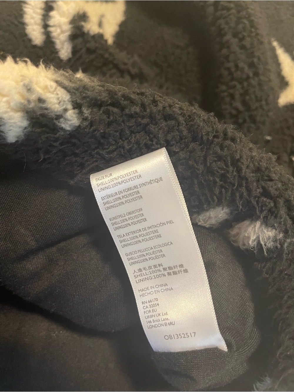 Urban Outfitters Jacket Sherpa Plush Fleece Olivia Large Oversized Fit - Picture 9 of 17